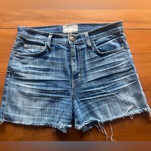 Current/Elliott Classic Cut-Off Denim Shorts